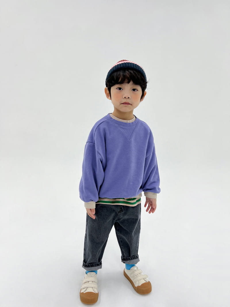 a-Market - Korean Children Fashion - #kidsstore - Color Sweatshirt - 5