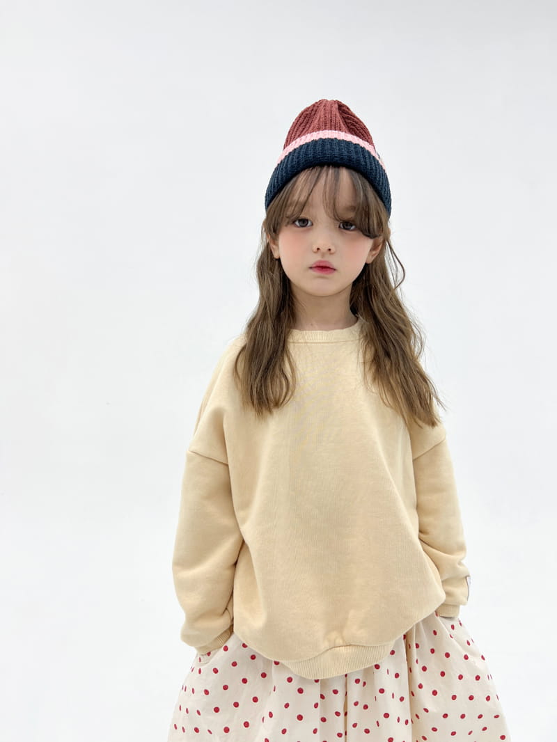 a-Market - Korean Children Fashion - #kidsshorts - Slit Sweatshirt - 4