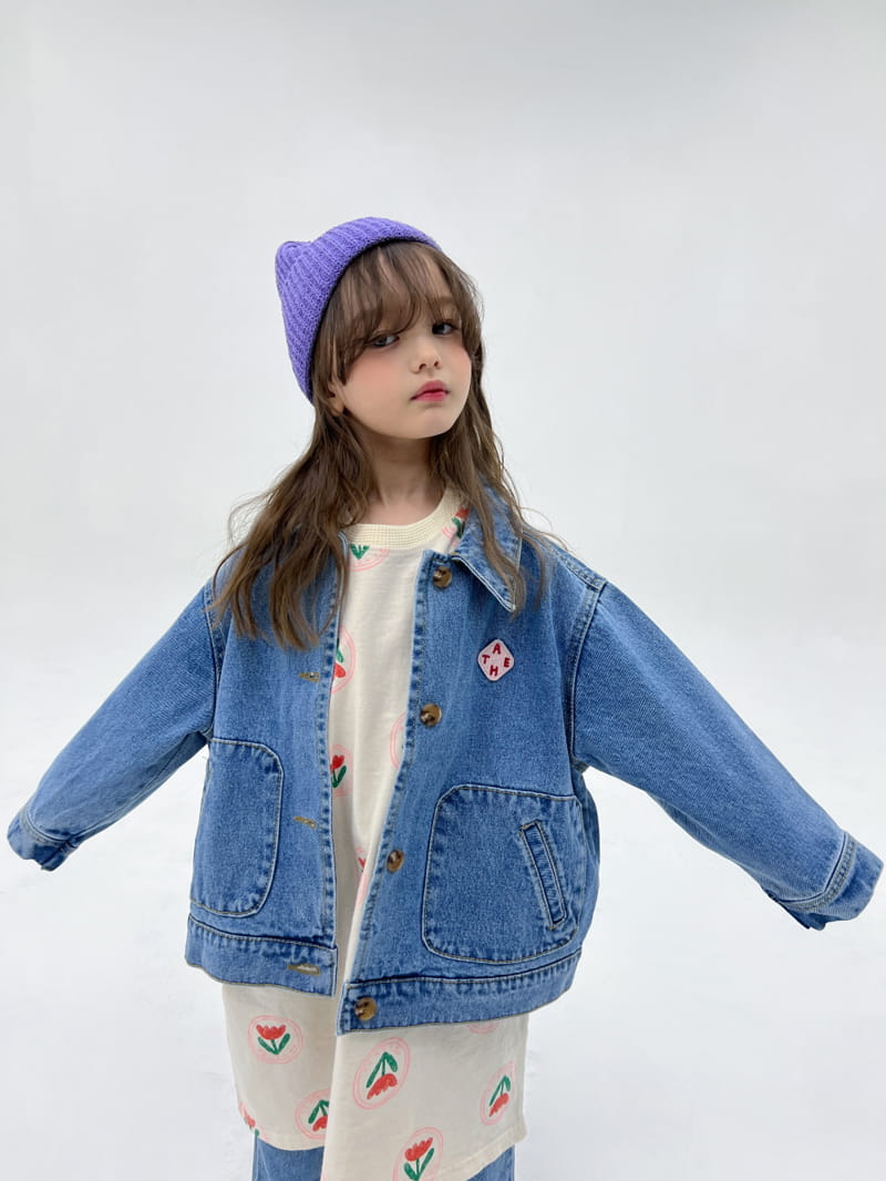 a-Market - Korean Children Fashion - #littlefashionista - A Dneim Jacket - 8