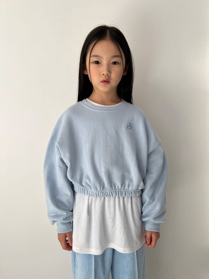a-Market - Korean Children Fashion - #littlefashionista - Crop Banding Sweatshirt - 11