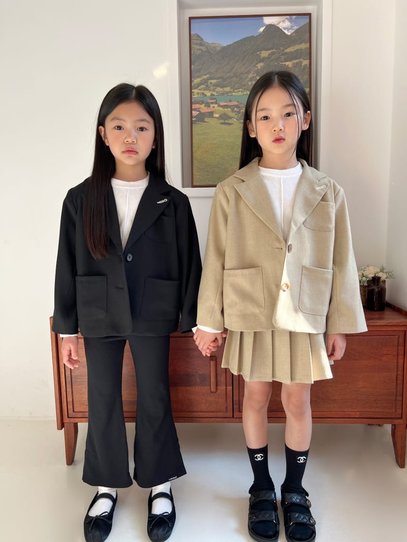 a-Market - Korean Children Fashion - #littlefashionista - Span Bootscut Pants - 5