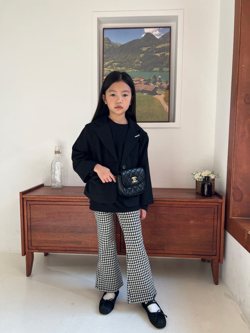 a-Market - Korean Children Fashion - #Kfashion4kids - Check Pants - 4
