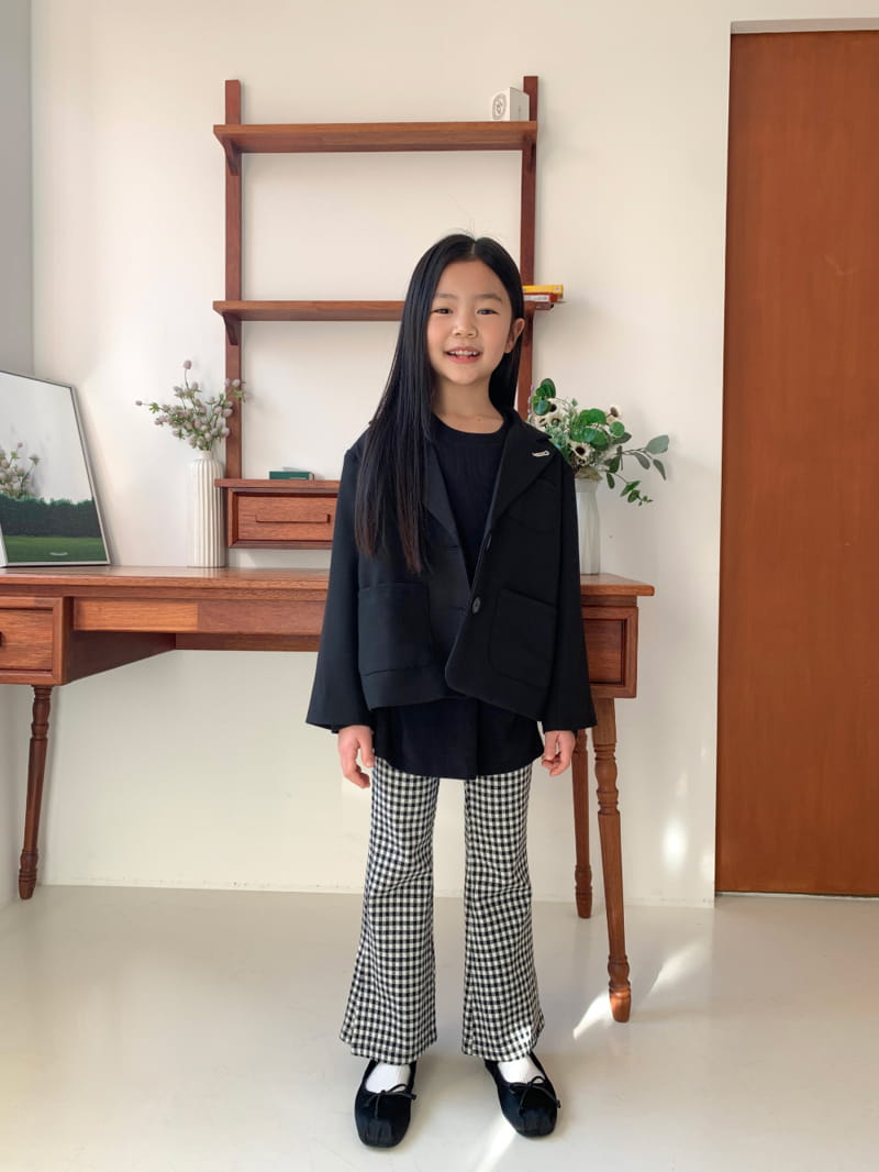 a-Market - Korean Children Fashion - #magicofchildhood - Check Pants - 5