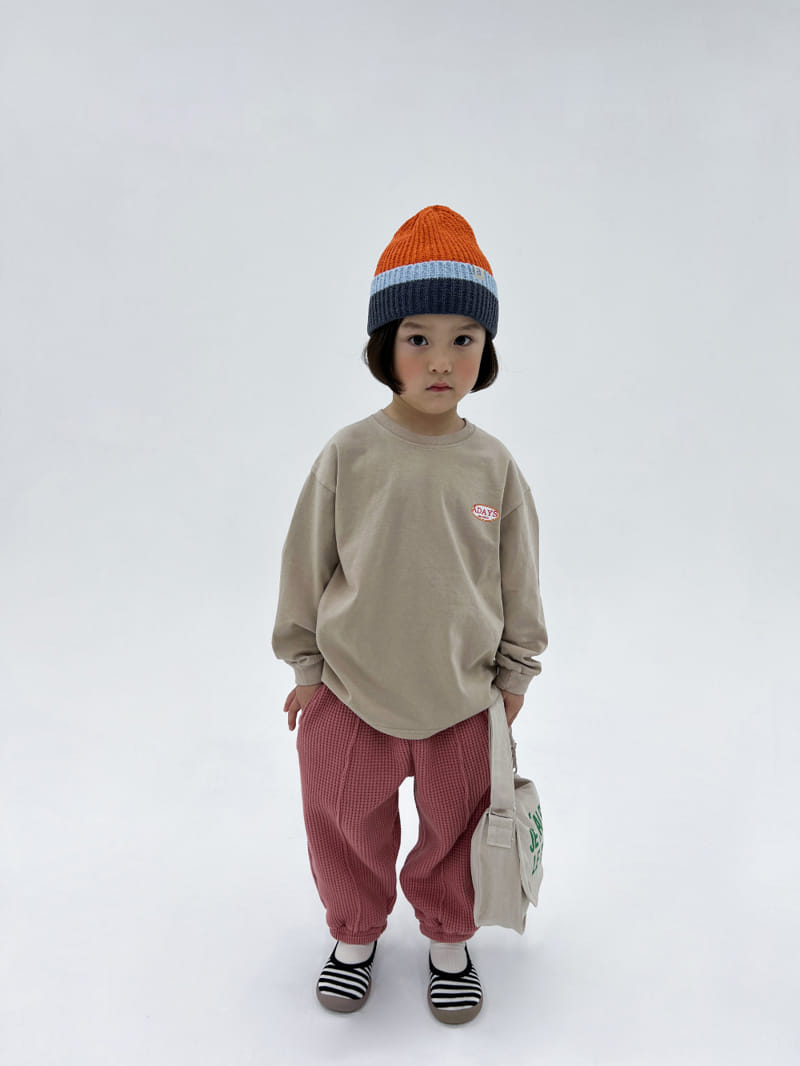 a-Market - Korean Children Fashion - #minifashionista - Waffle Pants - 2