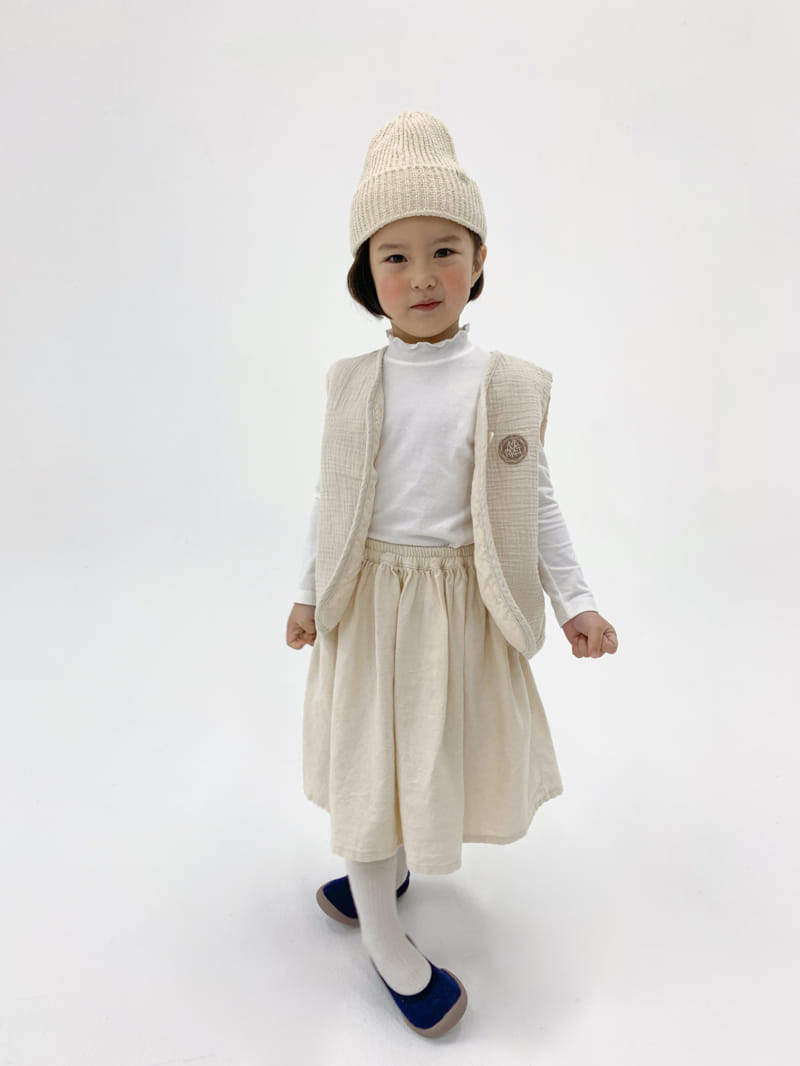 a-Market - Korean Children Fashion - #minifashionista - Circle Vest - 5