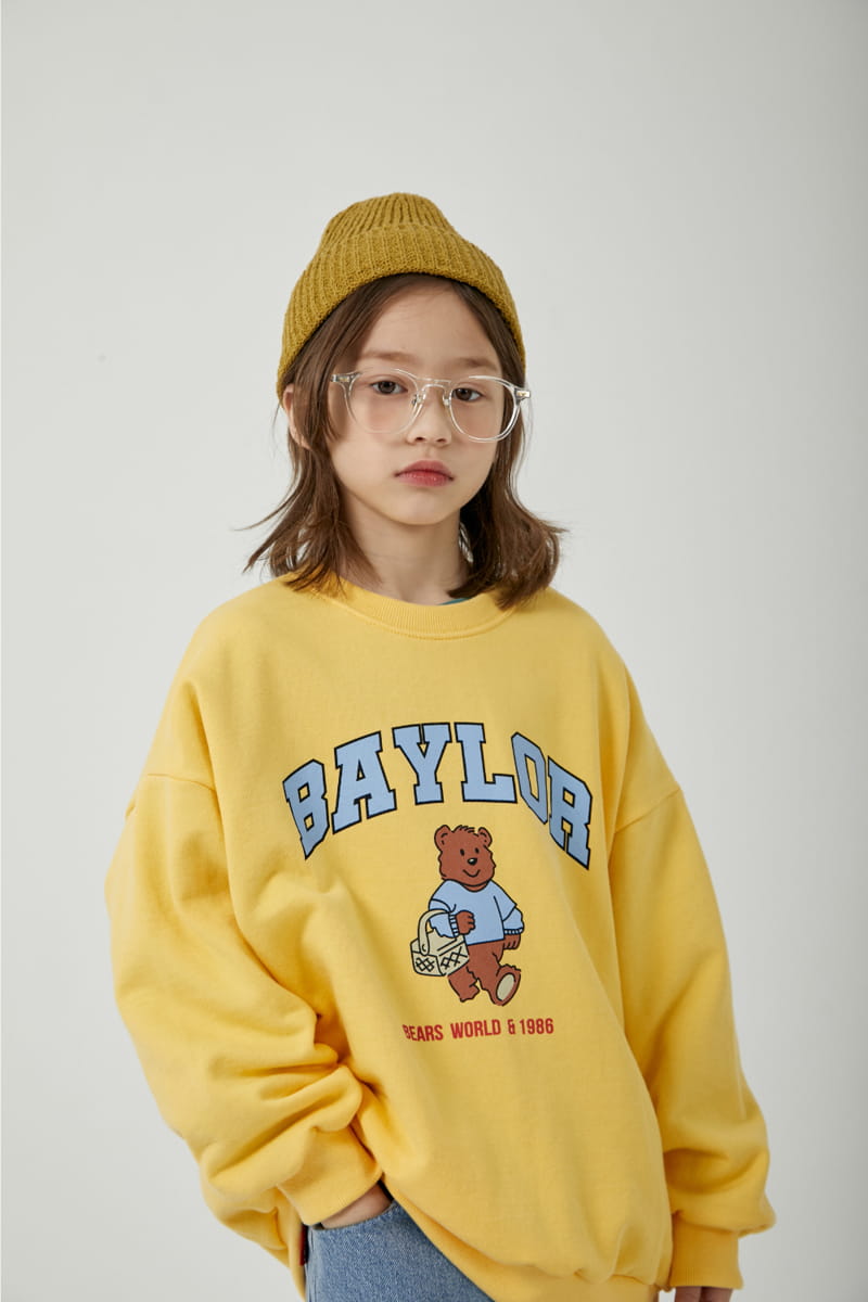 a-Market - Korean Children Fashion - #minifashionista - Bear Sweatshirt - 3