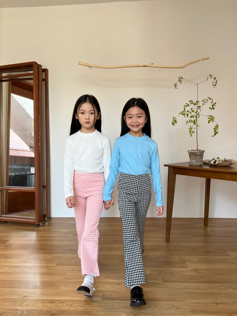 a-Market - Korean Children Fashion - #minifashionista - Check Pants - 6