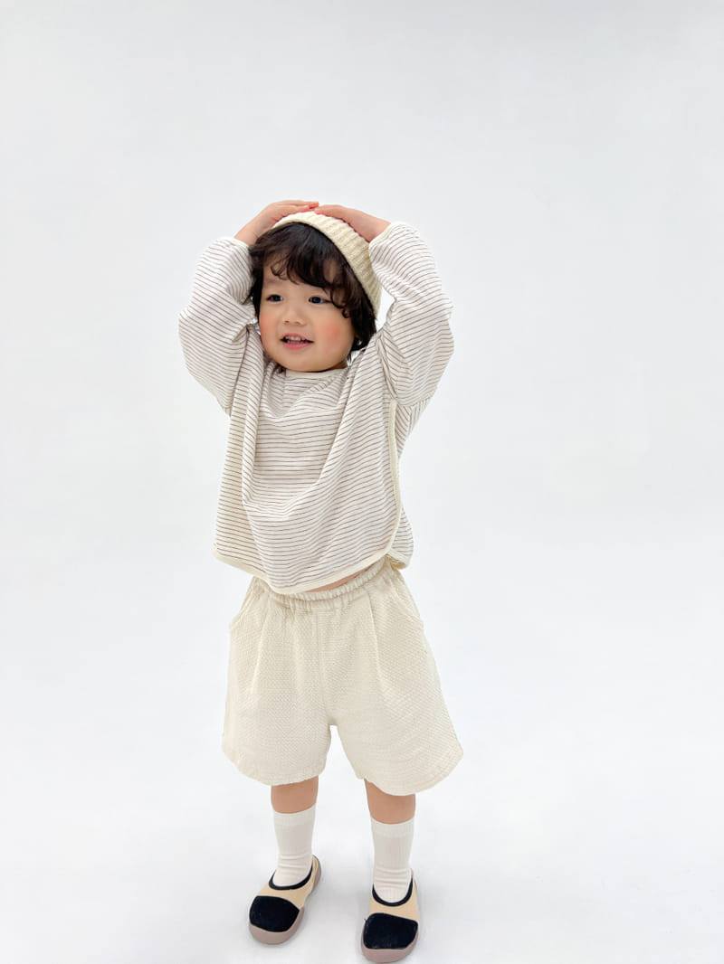 a-Market - Korean Children Fashion - #prettylittlegirls - Stripes Piping Tee - 2