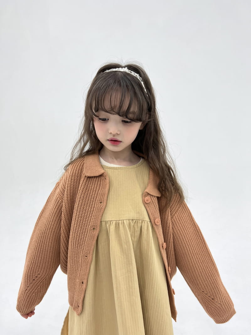 a-Market - Korean Children Fashion - #prettylittlegirls - Collar Cardigan - 8