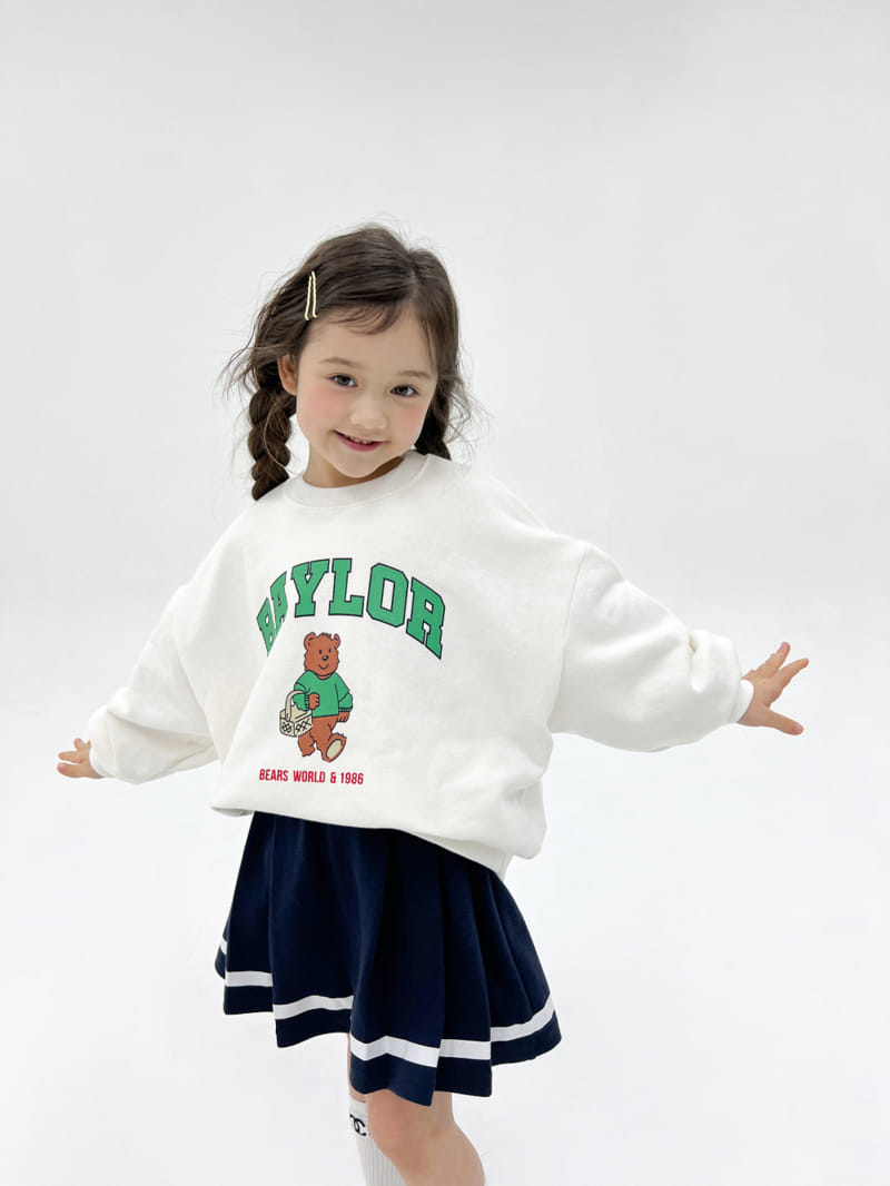 a-Market - Korean Children Fashion - #minifashionista - Bear Sweatshirt - 4