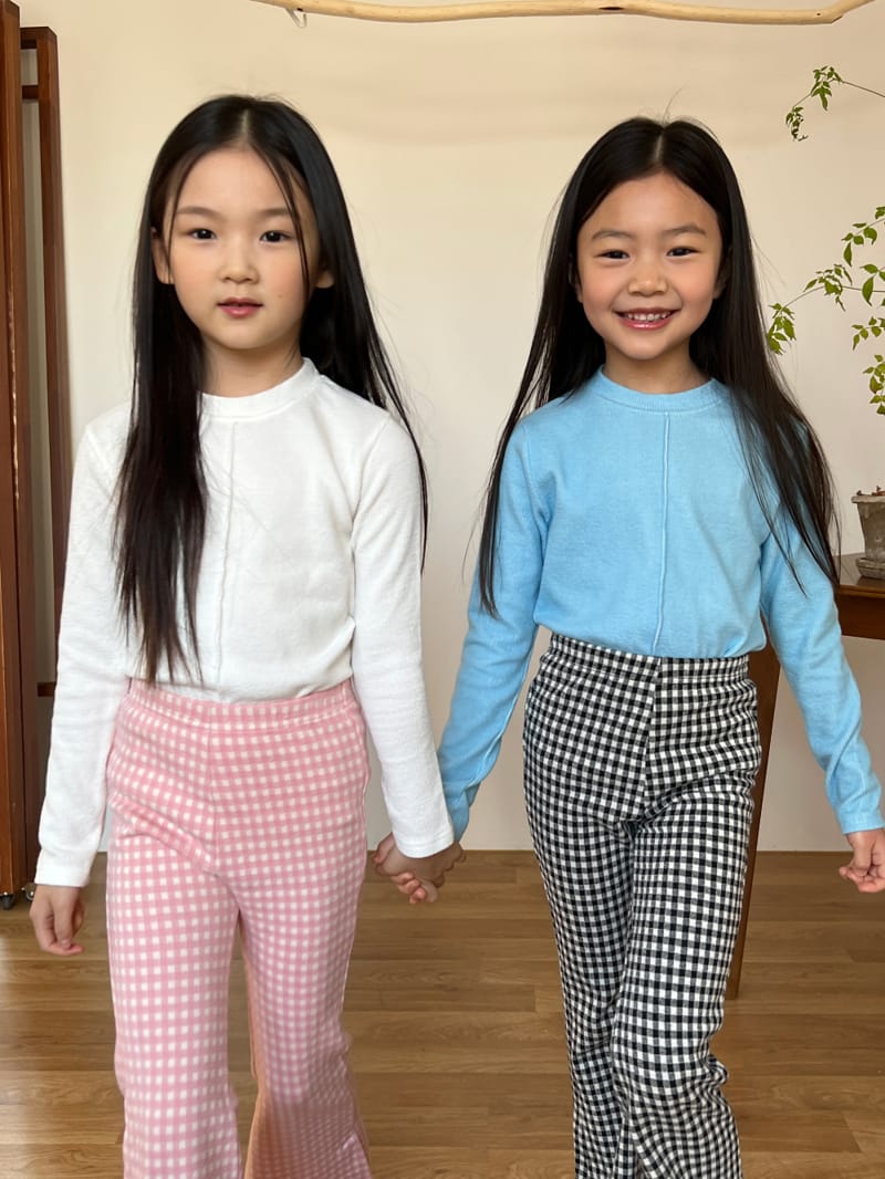 a-Market - Korean Children Fashion - #prettylittlegirls - Check Pants - 7