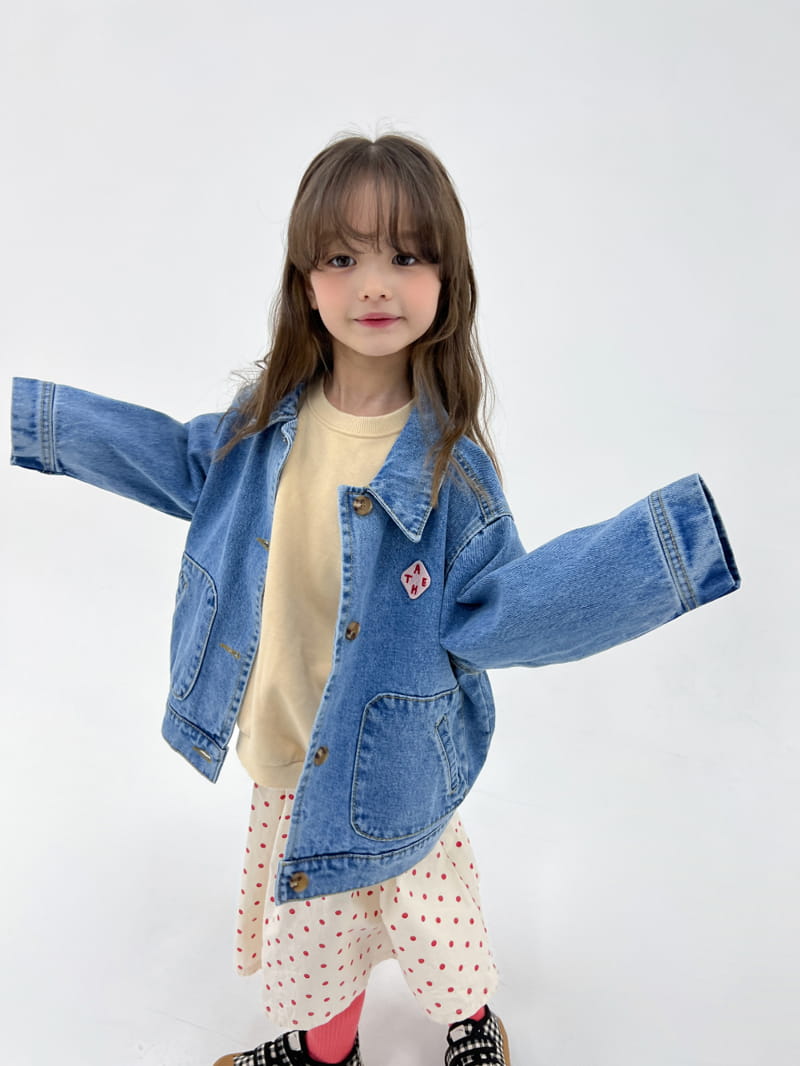 a-Market - Korean Children Fashion - #todddlerfashion - A Dneim Jacket - 12