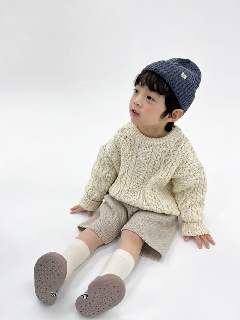 a-Market - Korean Children Fashion - #todddlerfashion - Twist Round Knit Tee - 11