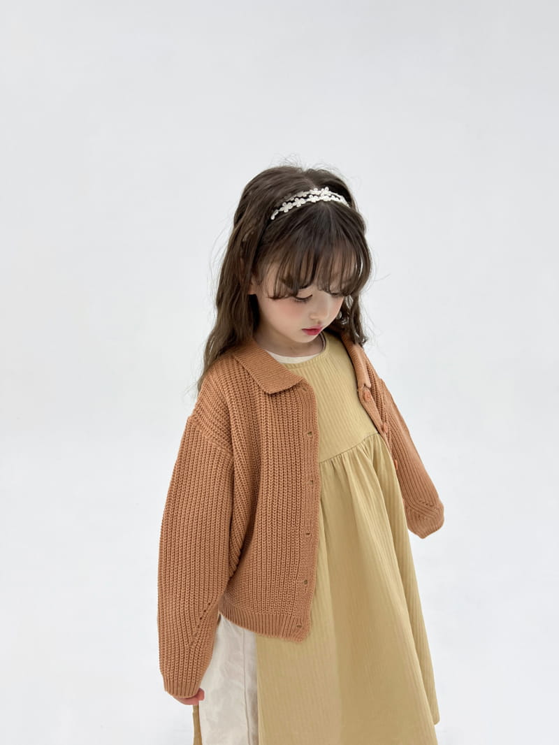 a-Market - Korean Children Fashion - #todddlerfashion - Collar Cardigan - 9