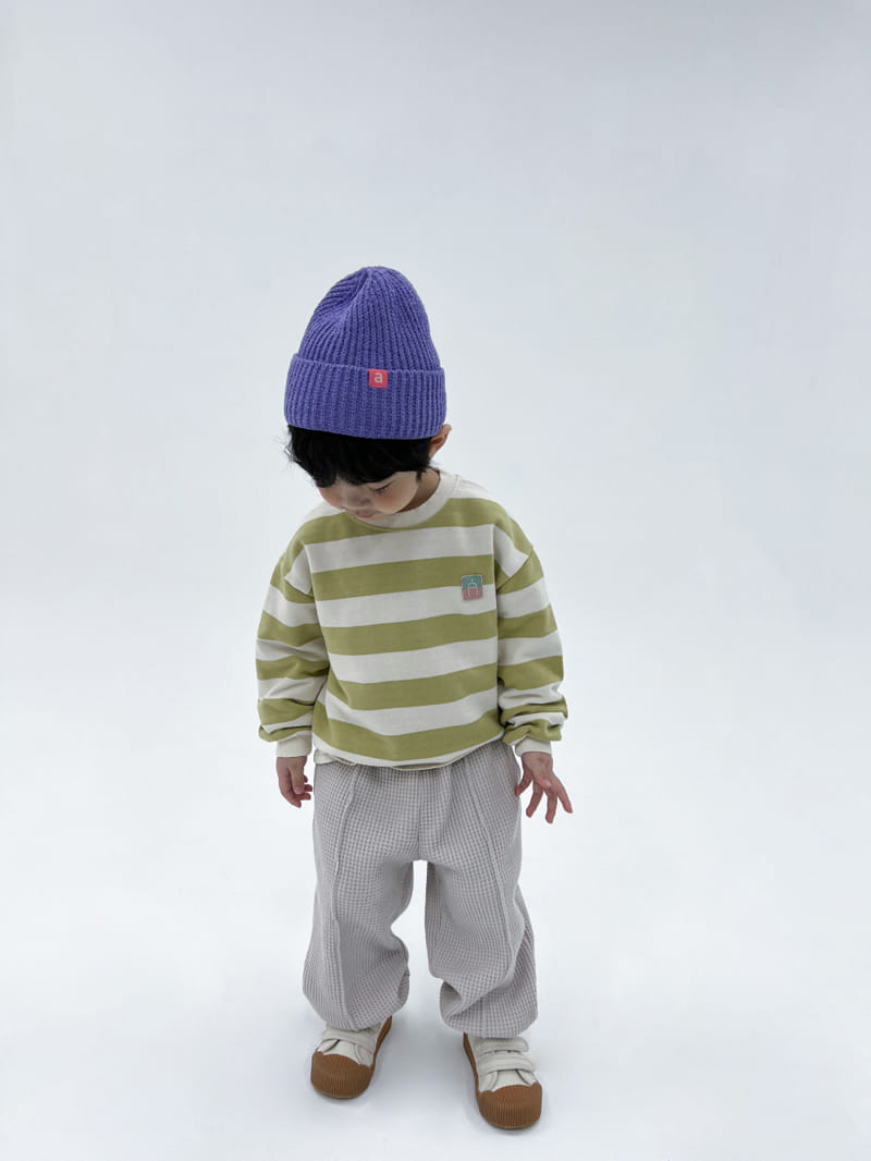 a-Market - Korean Children Fashion - #toddlerclothing - Waffle Pants - 5