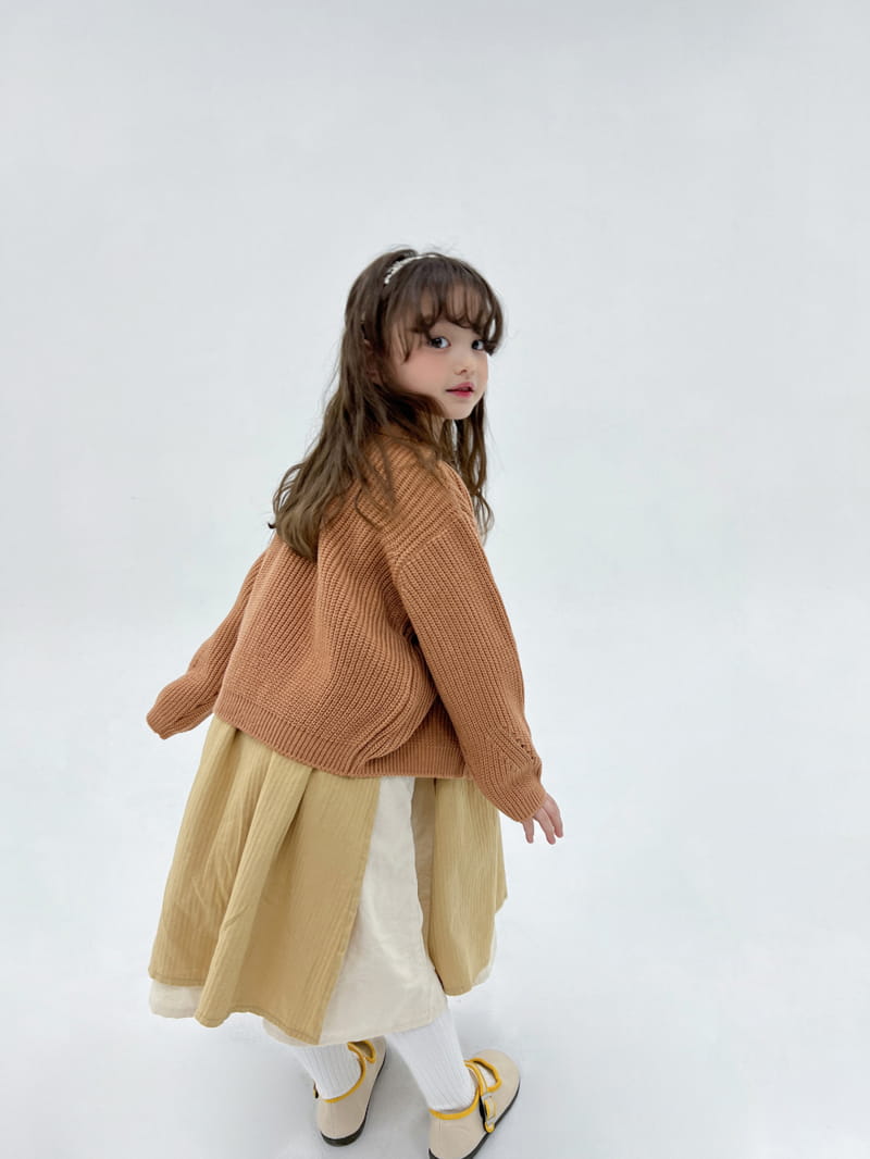a-Market - Korean Children Fashion - #toddlerclothing - Collar Cardigan - 10