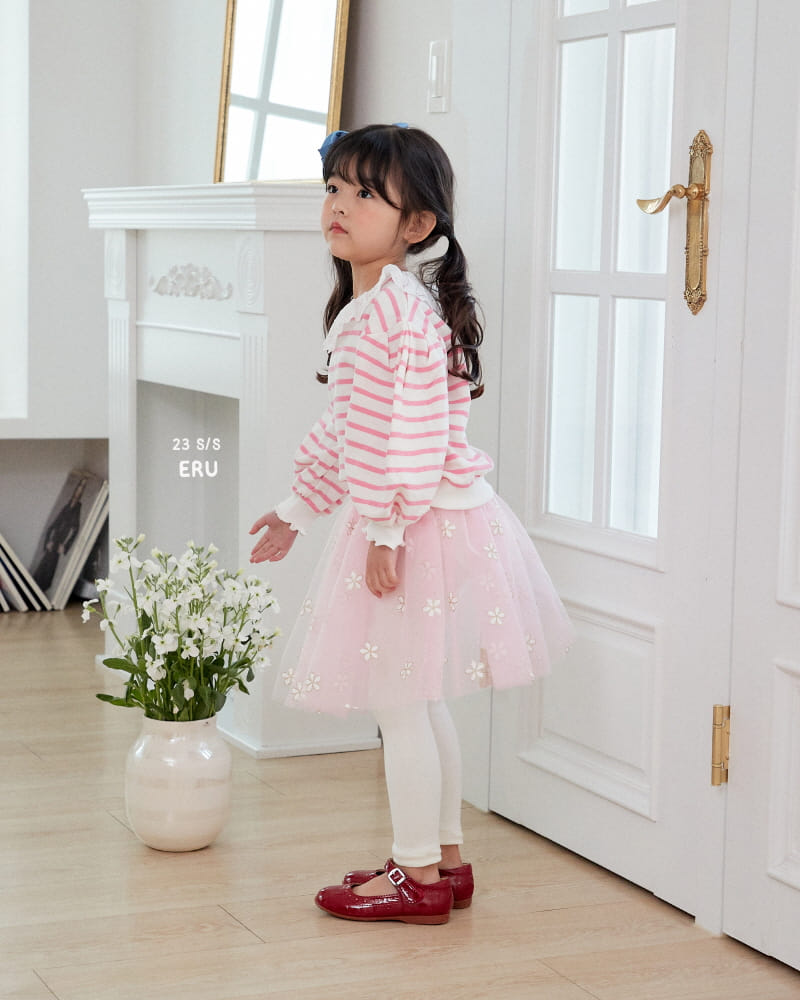 e.ru - Korean Children Fashion - #Kfashion4kids - Flower Skirt Leggings - 10