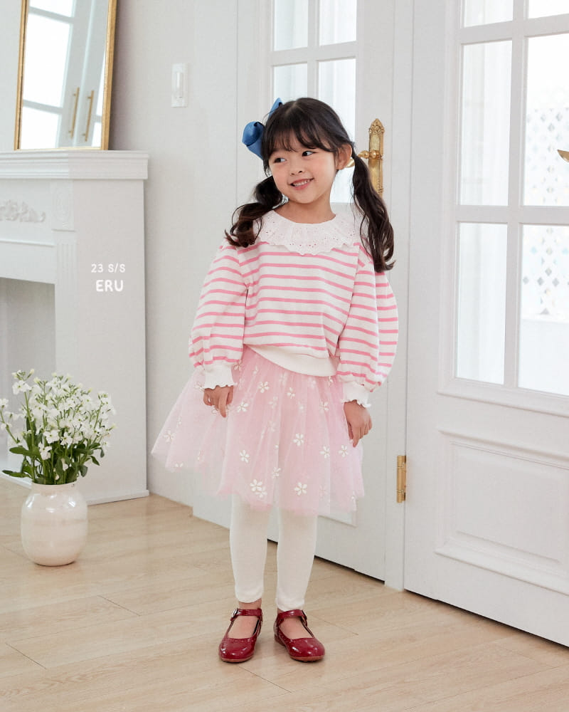 e.ru - Korean Children Fashion - #childofig - Flower Skirt Leggings - 2