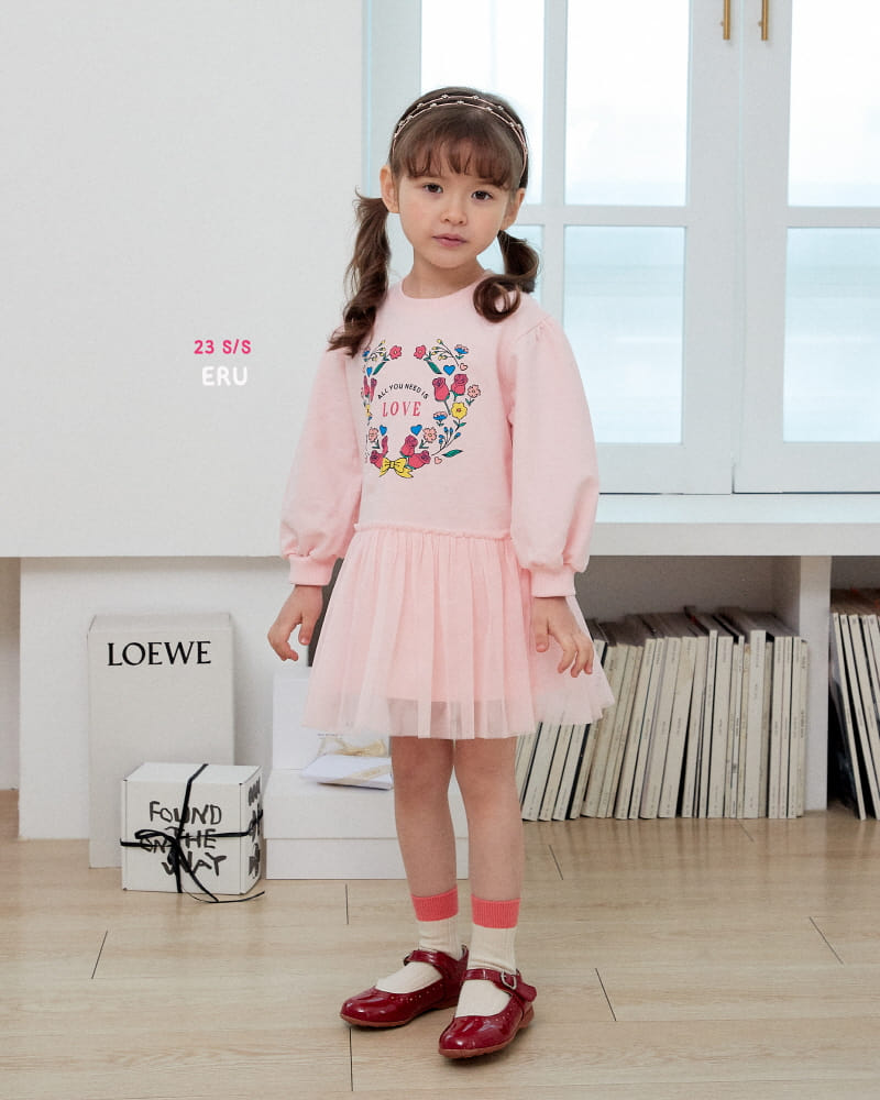 e.ru - Korean Children Fashion - #childofig - Love One-piece - 4