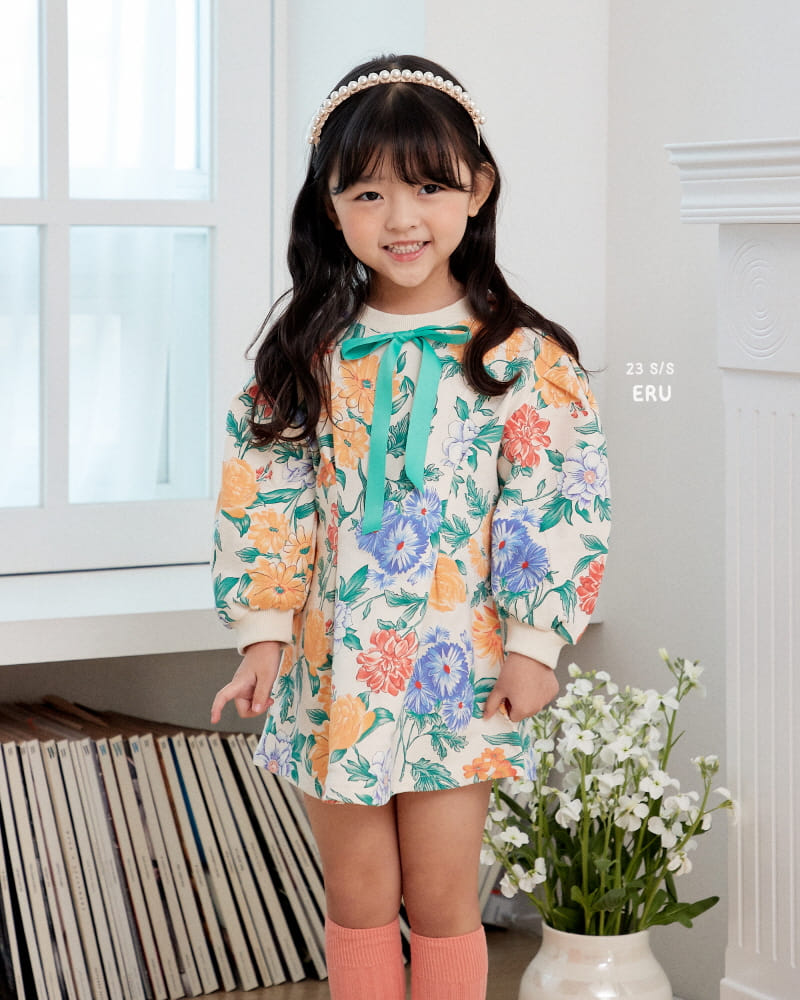 e.ru - Korean Children Fashion - #designkidswear - Flower One-piece - 10