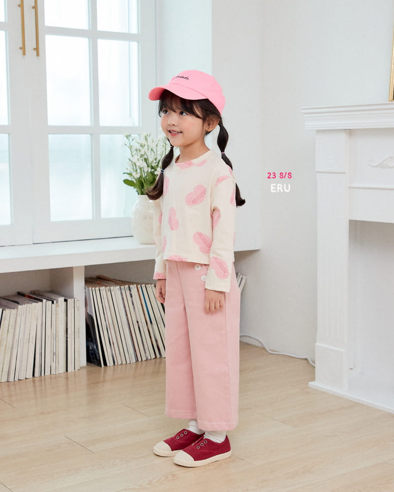 e.ru - Korean Children Fashion - #designkidswear - Heart Crop Tee - 3