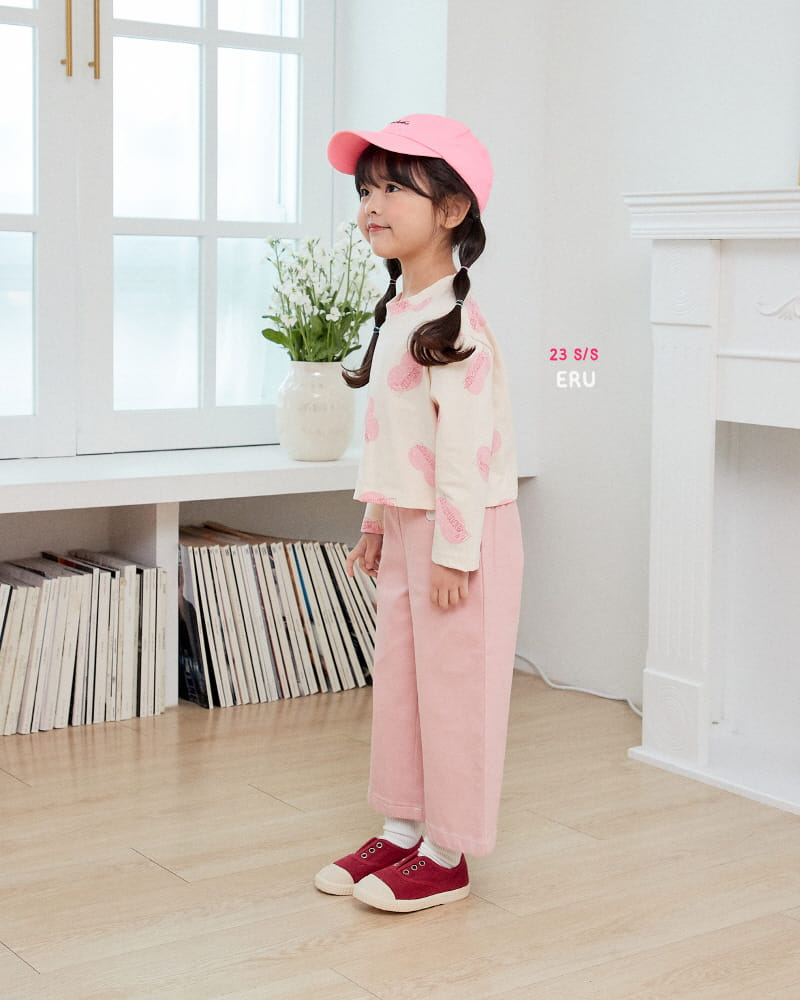 e.ru - Korean Children Fashion - #designkidswear - Heart Crop Tee - 4