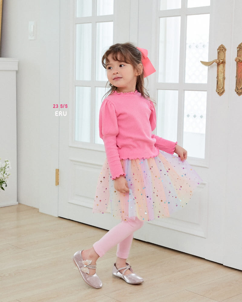 e.ru - Korean Children Fashion - #kidsshorts - Rainbow Skirt Leggings - 6