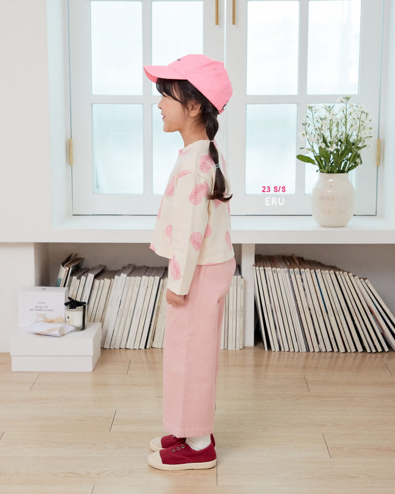 e.ru - Korean Children Fashion - #kidsshorts - Heart Crop Tee - 6