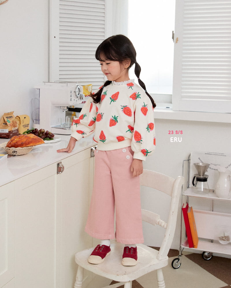 e.ru - Korean Children Fashion - #kidsshorts - Strawberry Tee - 2