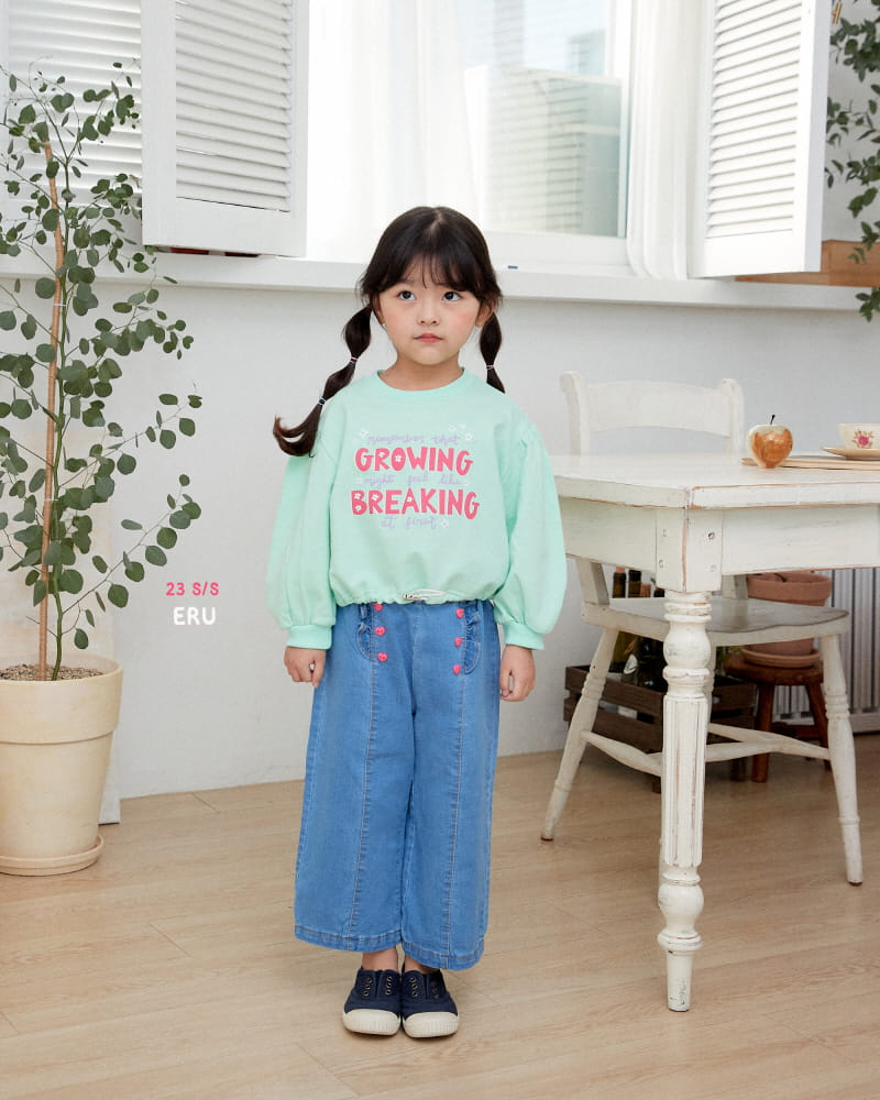 e.ru - Korean Children Fashion - #littlefashionista - Lora Crop Tee - 2