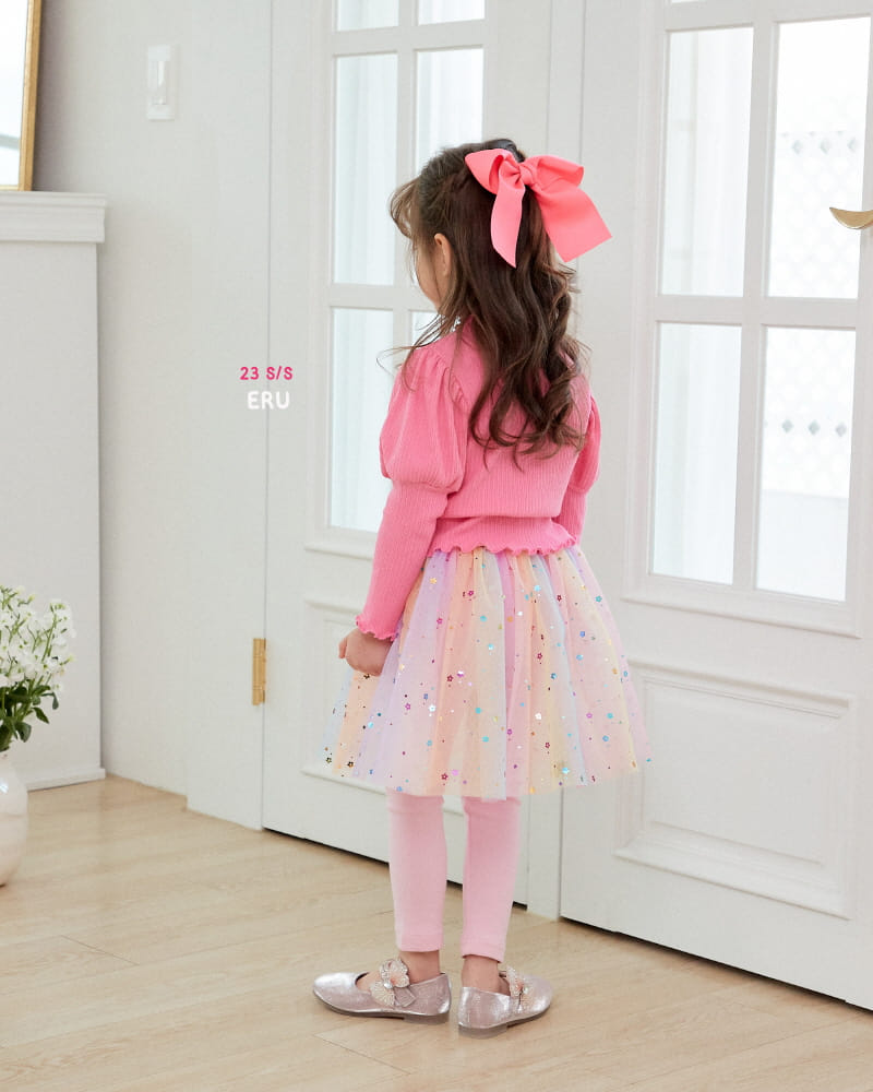 e.ru - Korean Children Fashion - #littlefashionista - Rainbow Skirt Leggings - 10