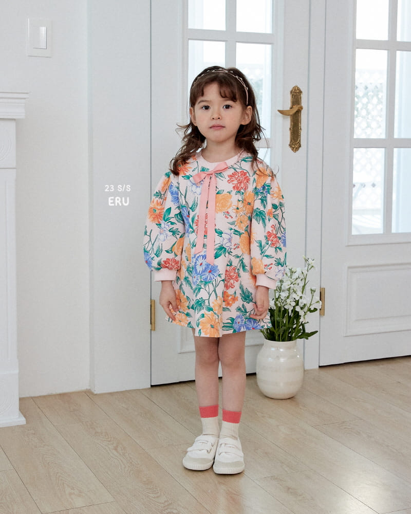 e.ru - Korean Children Fashion - #littlefashionista - Flower One-piece - 3