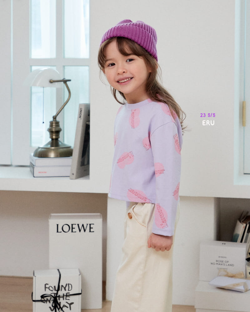 e.ru - Korean Children Fashion - #littlefashionista - Heart Crop Tee - 10