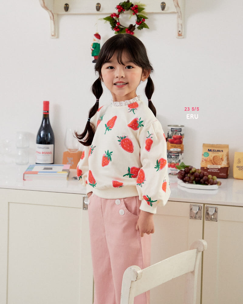 e.ru - Korean Children Fashion - #littlefashionista - Strawberry Tee - 6