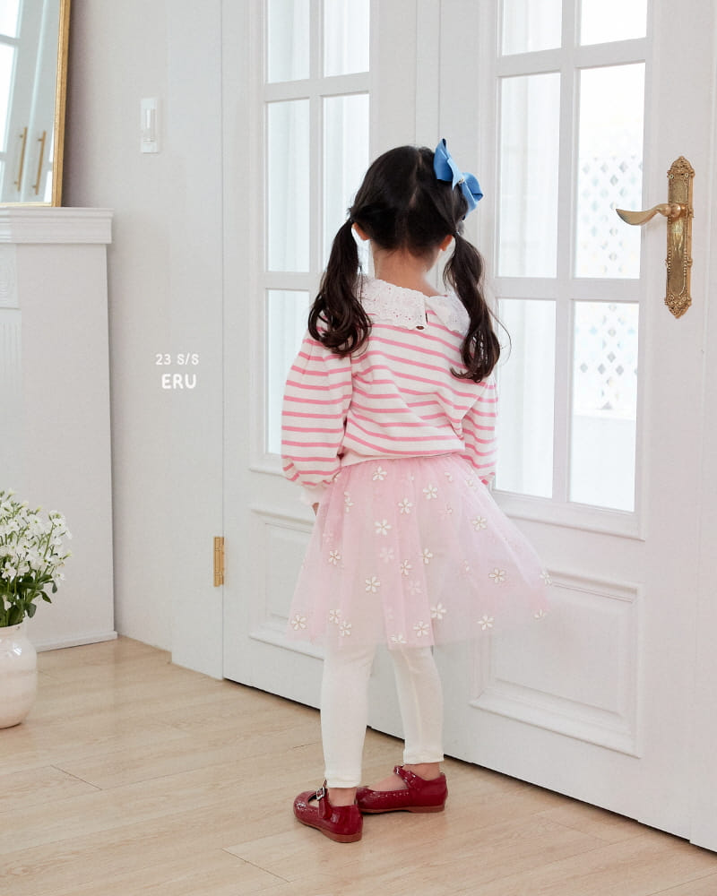 e.ru - Korean Children Fashion - #magicofchildhood - Flower Skirt Leggings - 12