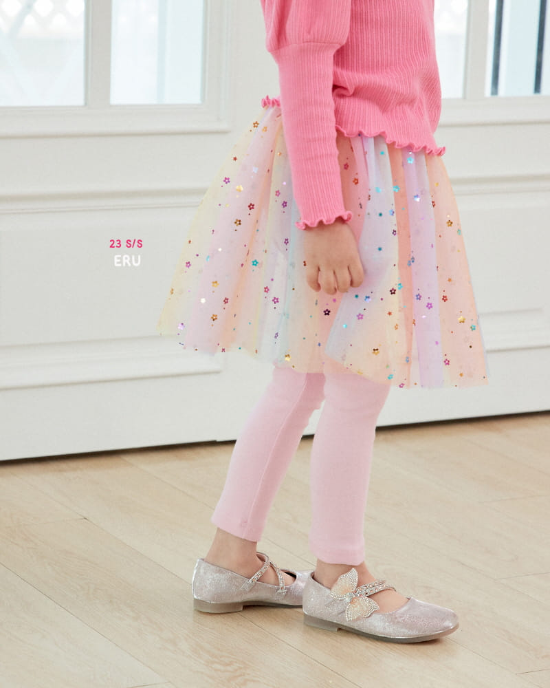 e.ru - Korean Children Fashion - #magicofchildhood - Rainbow Skirt Leggings - 11