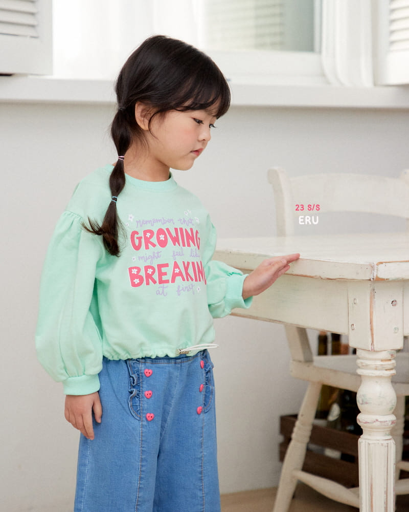 e.ru - Korean Children Fashion - #todddlerfashion - Lora Crop Tee - 6
