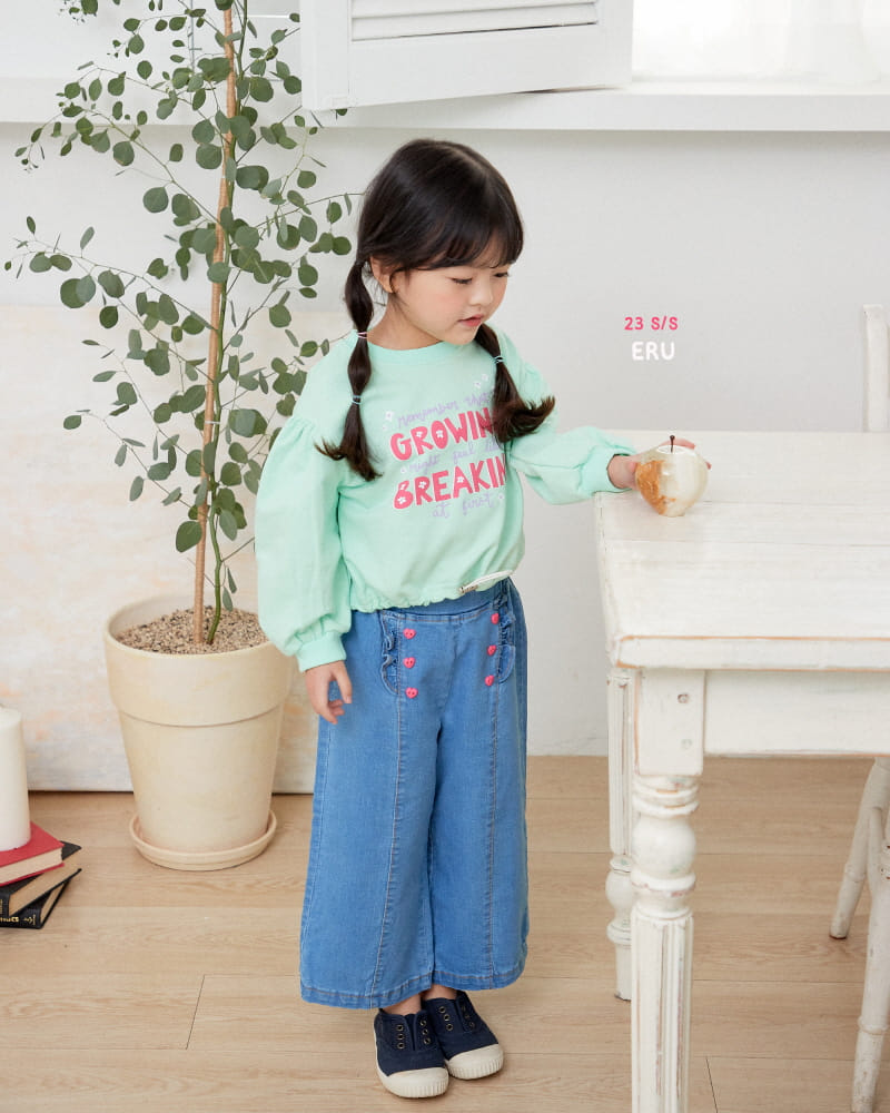 e.ru - Korean Children Fashion - #toddlerclothing - Lora Crop Tee - 7