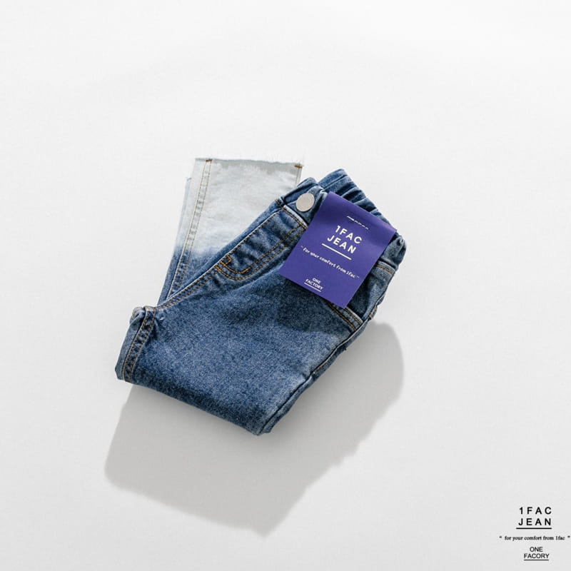 1 Fac - Korean Children Fashion - #littlefashionista - Tone Cutting Jeans - 5