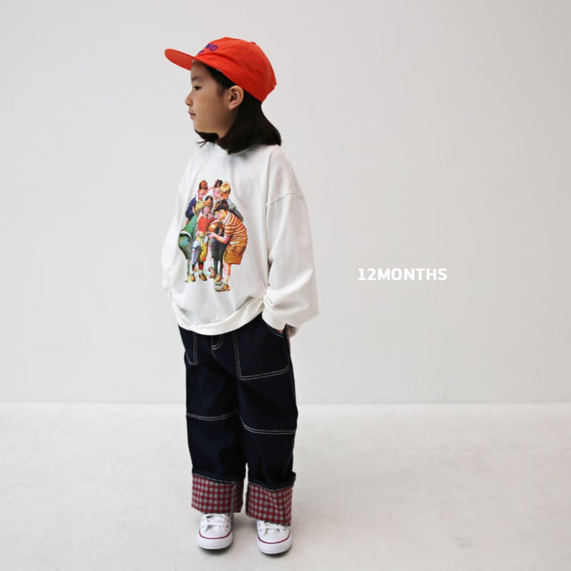 12 Month - Korean Children Fashion - #childofig - Kid Tee - 12