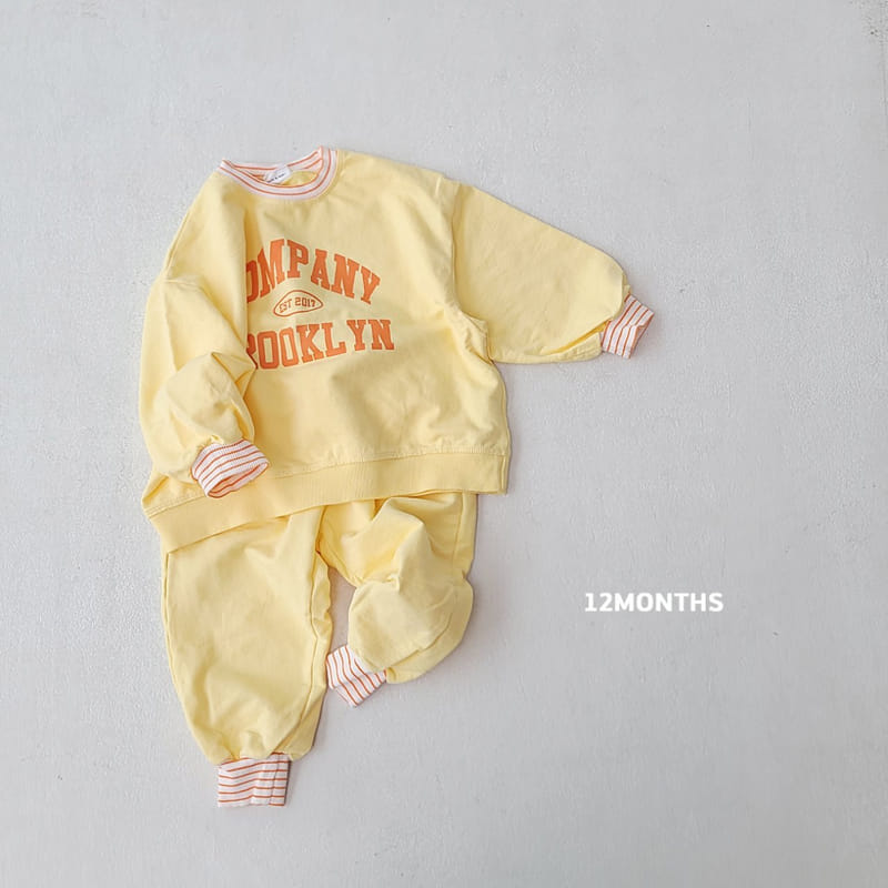 12 Month - Korean Children Fashion - #childrensboutique - Company Top Bottom Set