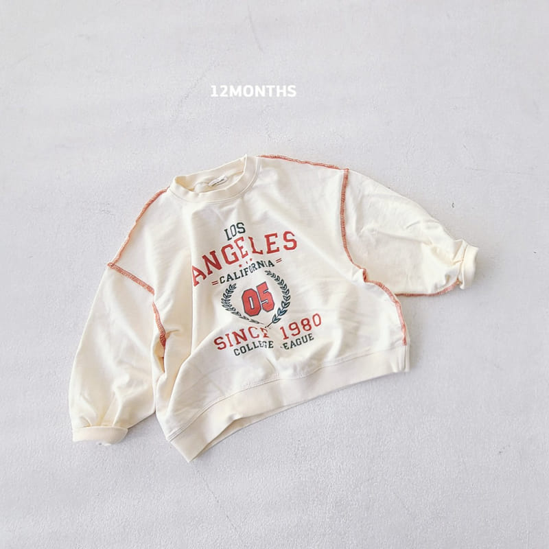 12 Month - Korean Children Fashion - #discoveringself - LA Sweatshirt