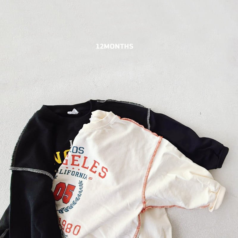 12 Month - Korean Children Fashion - #littlefashionista - LA Sweatshirt - 7