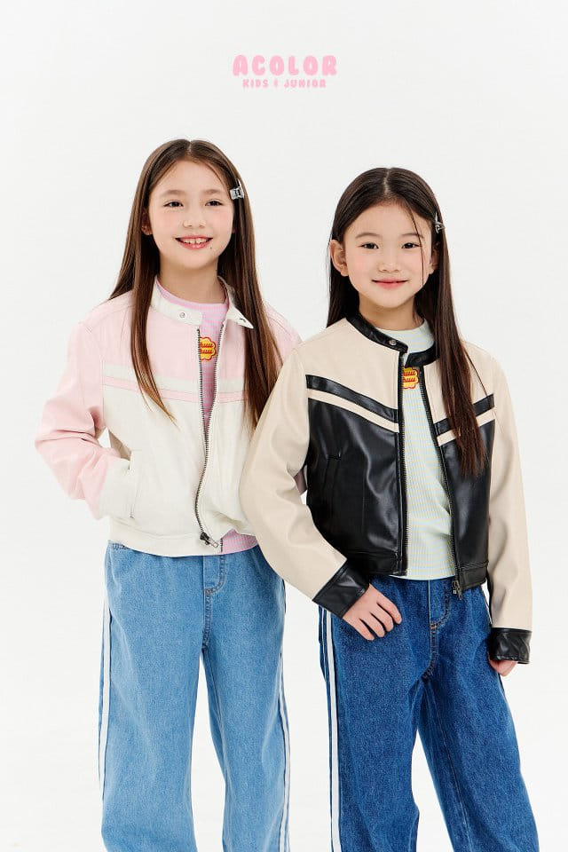 Acolor - Korean Children Fashion - #childofig - Lacing Jacket - 10