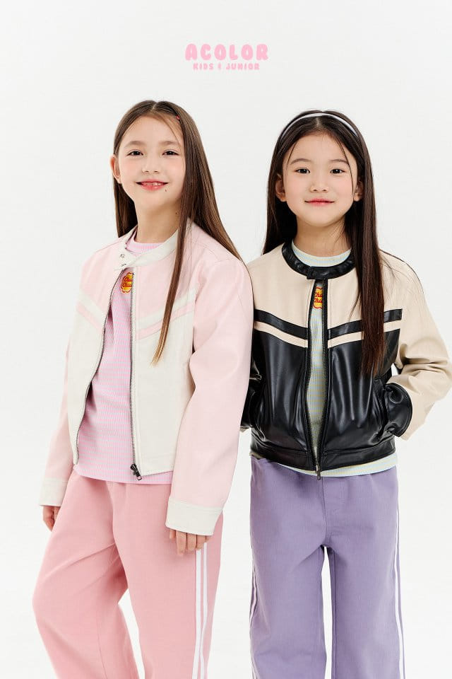 Acolor - Korean Children Fashion - #kidsshorts - Lacing Jacket