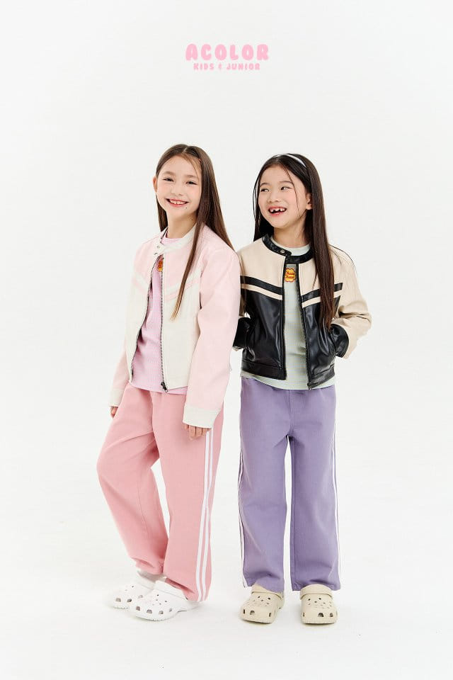 Acolor - Korean Children Fashion - #magicofchildhood - Lacing Jacket - 6