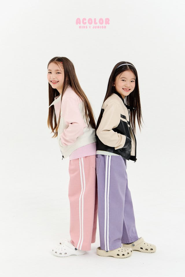 Acolor - Korean Children Fashion - #minifashionista - Lacing Jacket - 7