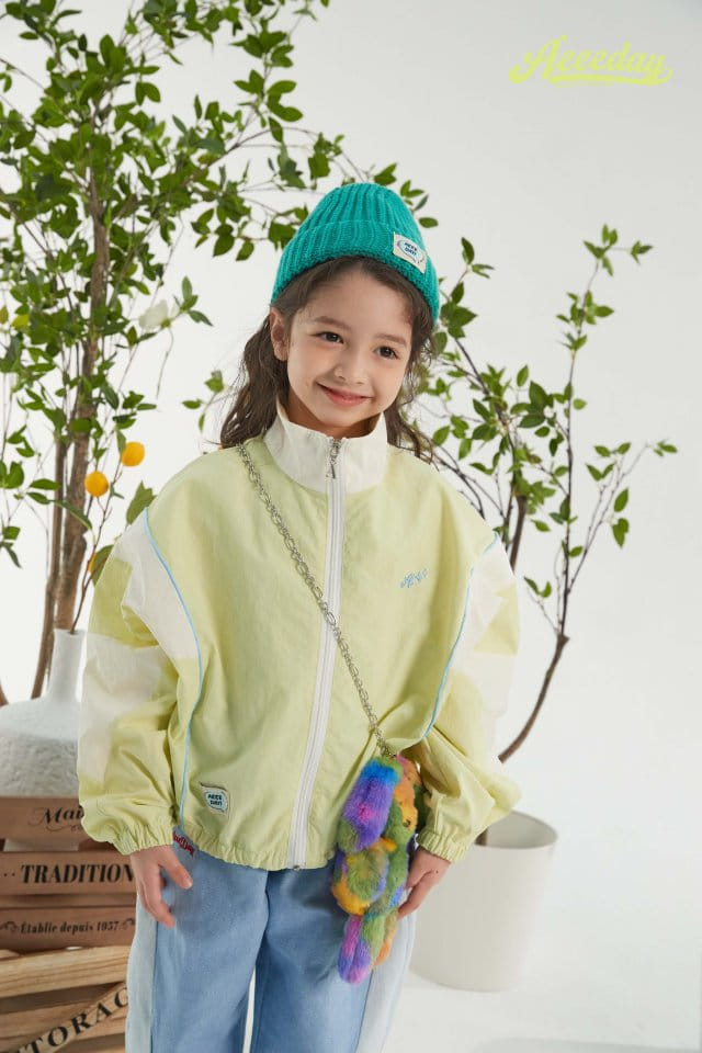 Aeeeday - Korean Children Fashion - #childofig - Piping Windbreaker - 2