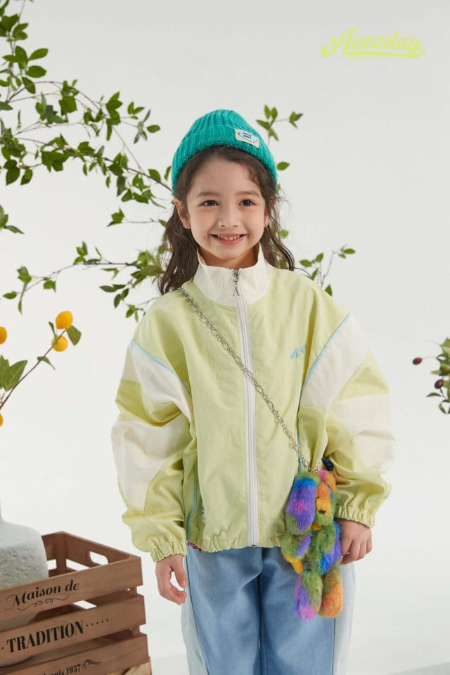 Aeeeday - Korean Children Fashion - #childrensboutique - Piping Windbreaker - 4