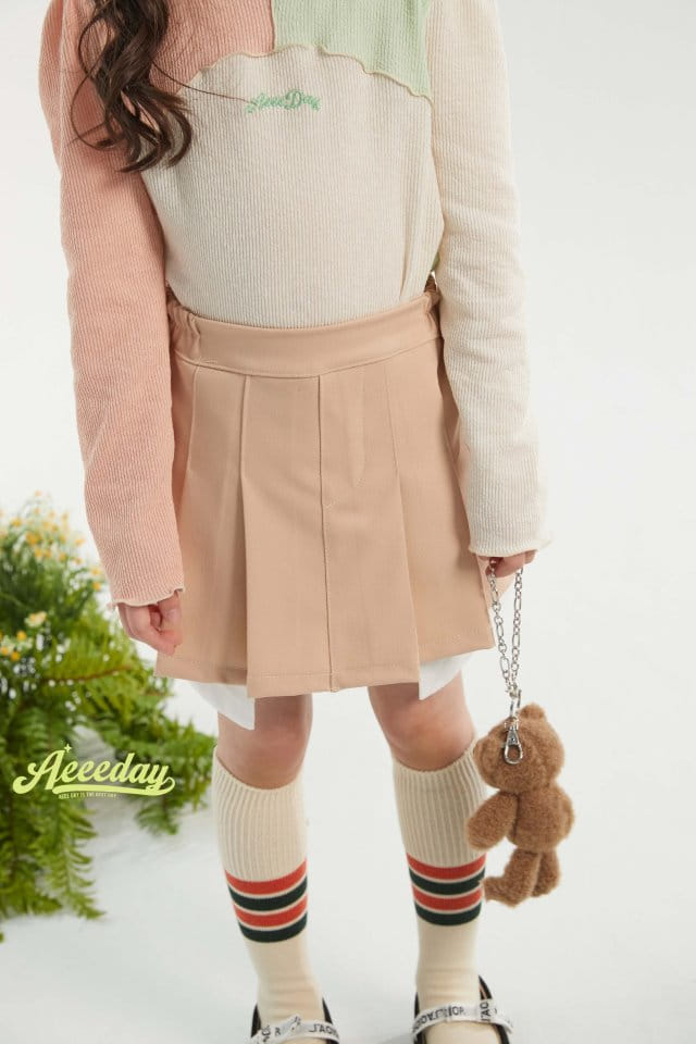 Aeeeday - Korean Children Fashion - #fashionkids - Winkle Skirt Pants - 3